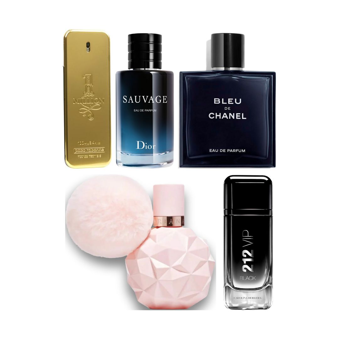 COMBO POR 5 PERFUMES TIENDA MALI